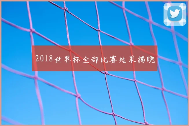 2018世界杯全部比赛结果揭晓