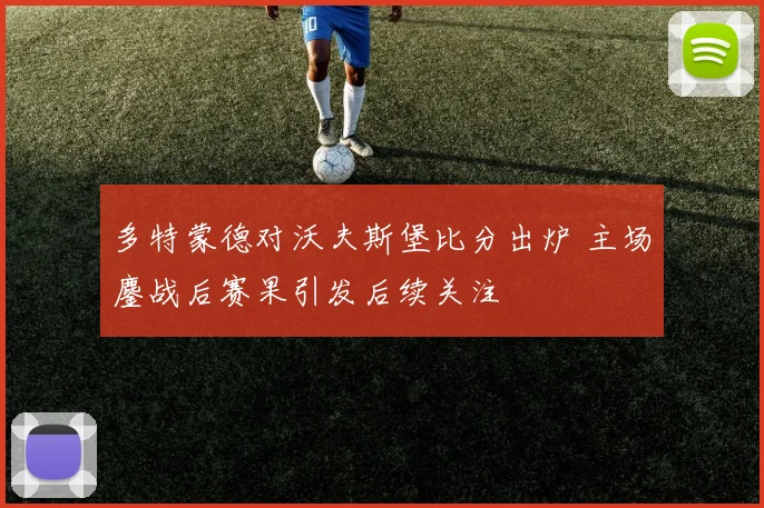 多特蒙德对沃夫斯堡比分出炉 主场鏖战后赛果引发后续关注